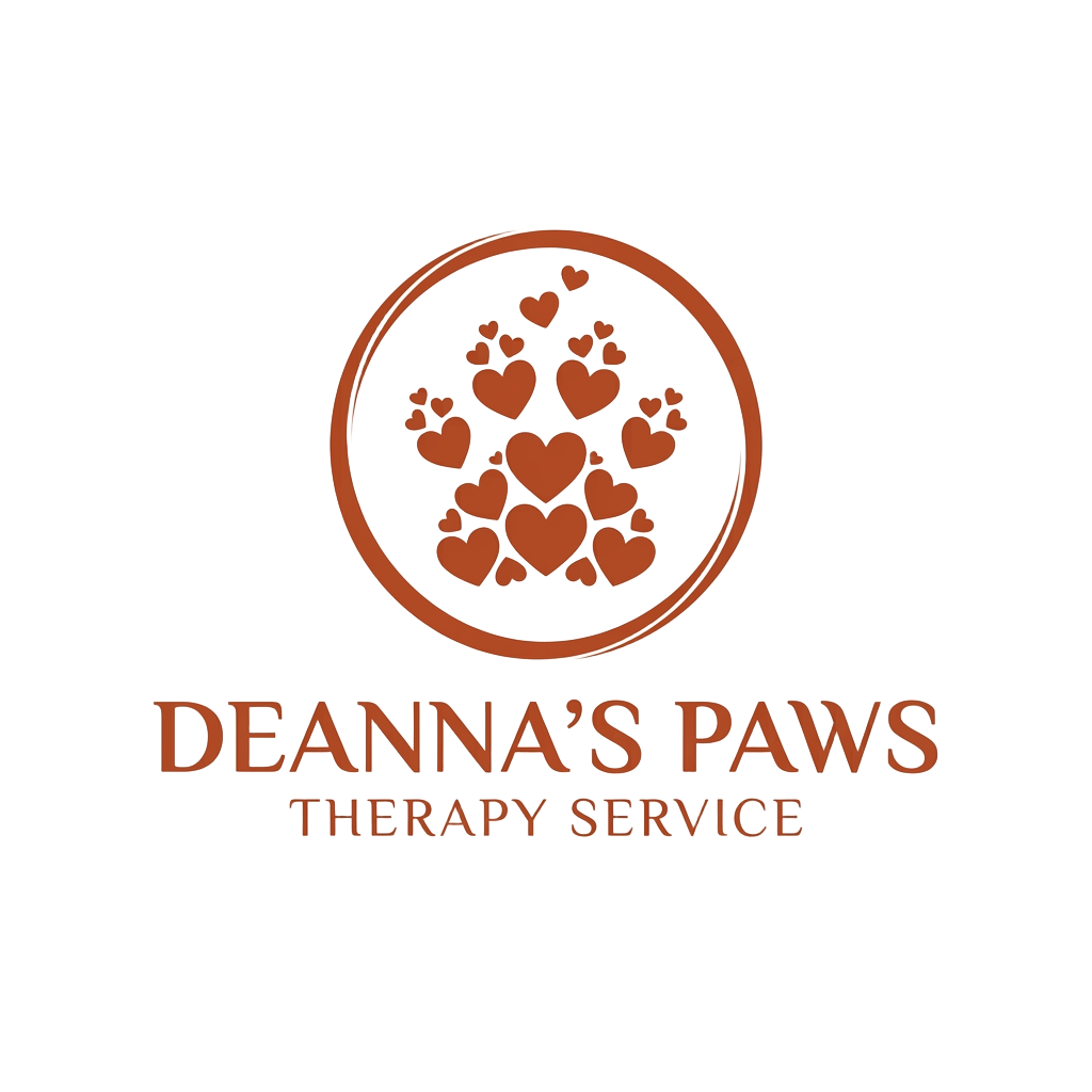Deanna's Paws Therapy Service logo